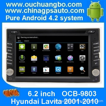 Ouchuangbo Android 4.2 DVD Radio GPS Navi For Hyundai Lavita 2001-2010